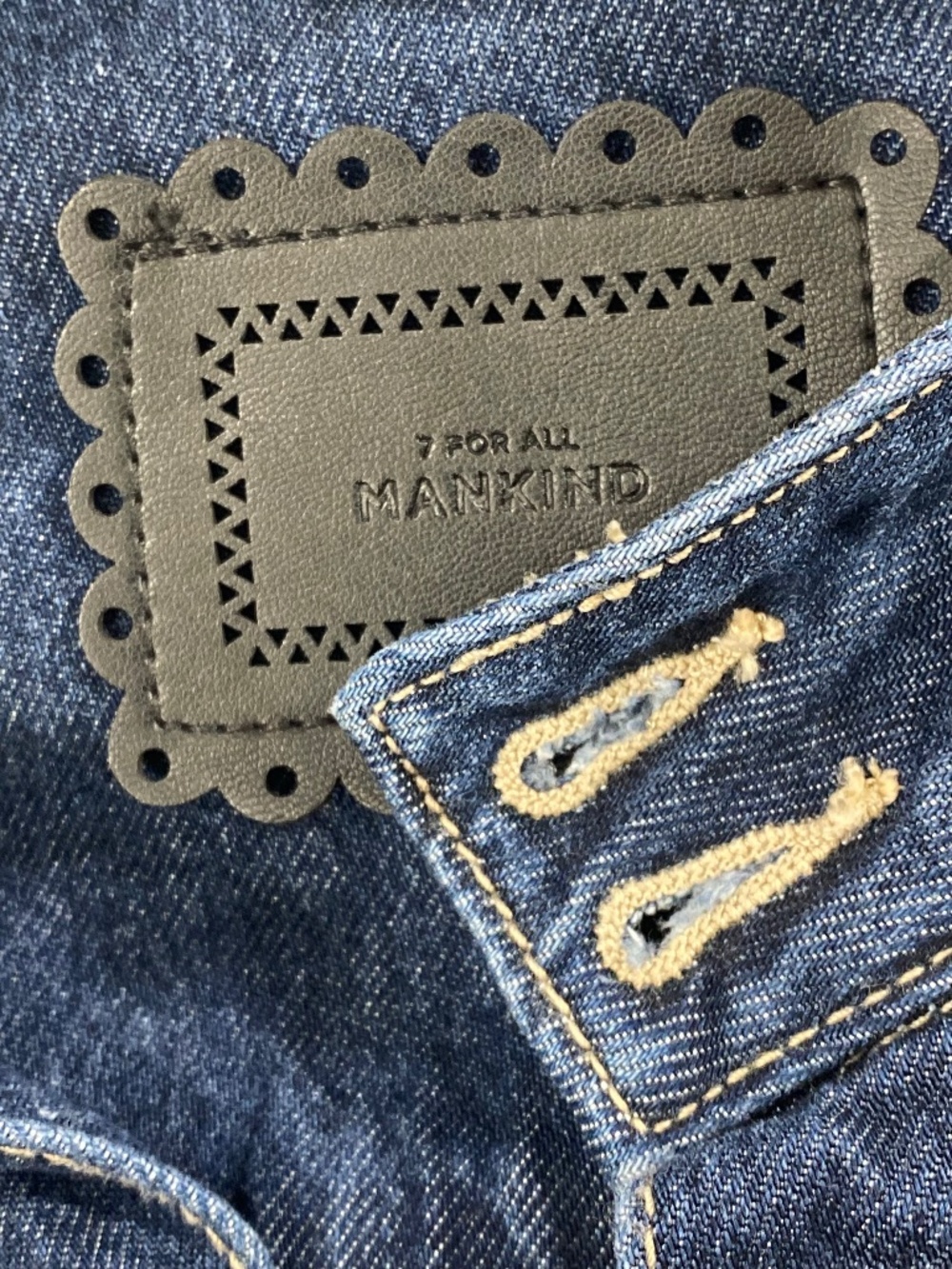 HOST PICK👖7 for Mankind Blue Denim Jumpsuit - Large - Picture 5 of 6